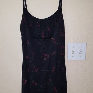 Black sparkly floral dress (Byer too!)